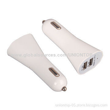 1 and 2.1A Dual USB Car Charger